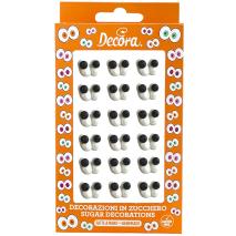 Set 18 decoraciones de az�car Ojos emparejados