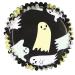 Papel cupcakes metalizados Fantasmas x30