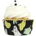 Papel cupcakes metalizados Fantasmas x30