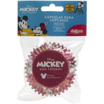 Paper cupcakes x25 Disney Mickey Mouse