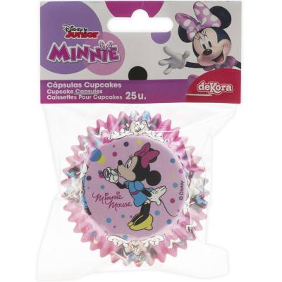 Papel cupcakes x25 Disney Minnie