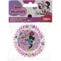 Papel cupcakes x25 Disney Minnie