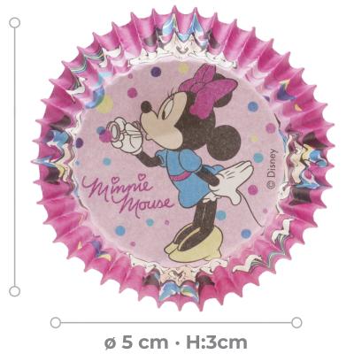 Papel cupcakes x25 Disney Minnie