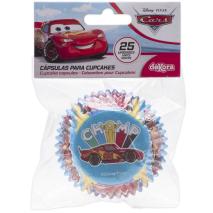 Paper cupcakes x25 Cars Disney