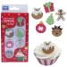 Set 6 decoraciones fondant Navidad
