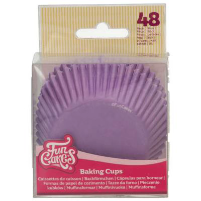 Papel cupcakes x48 p�rpura