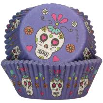 Papel cupcakes x48 D�a de Muertos