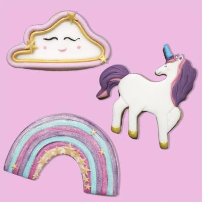 Set 3 cortadores galletas Unicornio PME