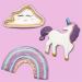 Set 3 cortadores galletas Unicornio PME