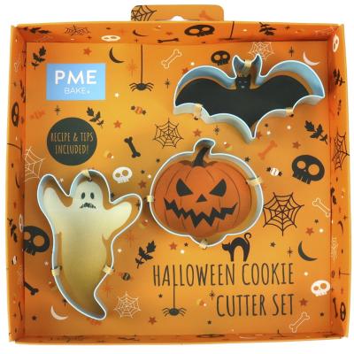 Set 3 cortadores galletas Halloween PME