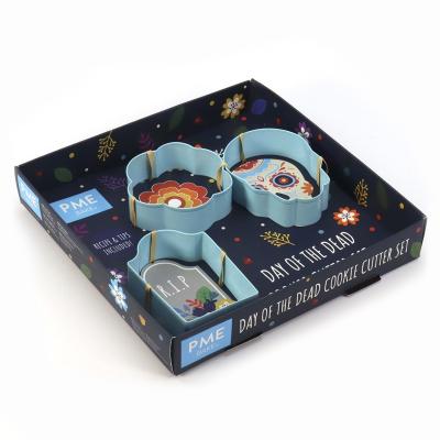 Set 3 cortadores galletas D�a de Muertos PME