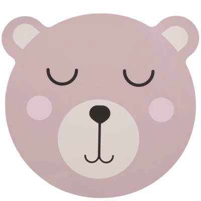 Mantel individual vegano Oso mauve