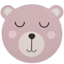 Mantel individual vegano Oso mauve