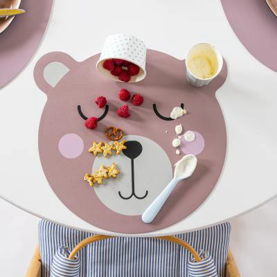 Mantel individual vegano Oso mauve