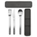 Juego 3 cubiertos acero inox funda Take