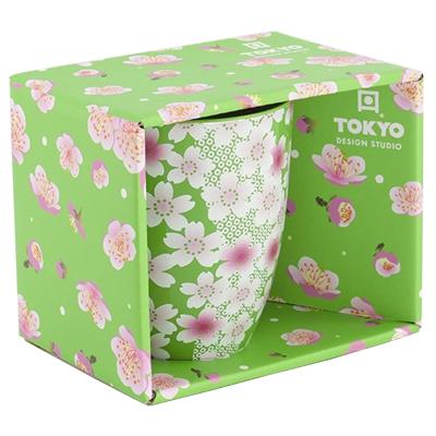 Taza mug japon�s Flowers