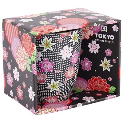 Taza mug japon�s Flowers