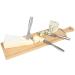 Juego 3 cuchillos queso y tabla 44x11 cm