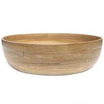 Fuente bamb natural 25x8h cm