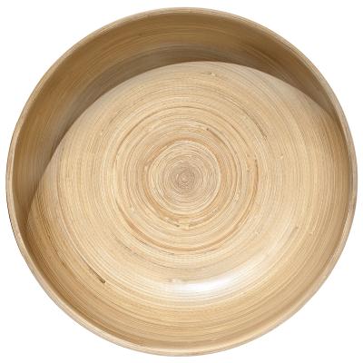 Fuente bamb� natural 25x8h cm