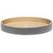 Bandeja bamb natural 35 cm gris
