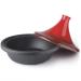 Tajine cuerpo hierro fundido y tapa cermica 27 cm