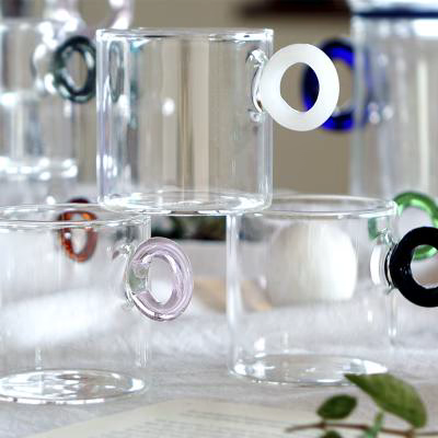 6x taza caf� asa colores 100 ml borosilicato