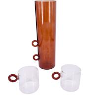 4x tassa vidre caf nansa color