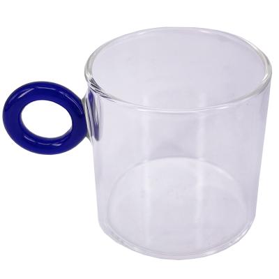 4x taza cristal caf� asa color