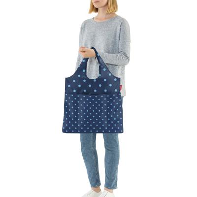 Bolsa compra plegable shopper plus Dots blue