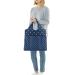 Bolsa compra plegable shopper plus Dots blue