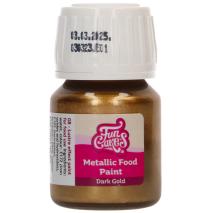 Pintura alimentaria metlica 30 ml Dorado oscuro