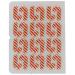 Set 24 decoraciones de chocolate Candy Cane