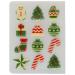 Set 12 decoraciones de chocolate Xmas figurines