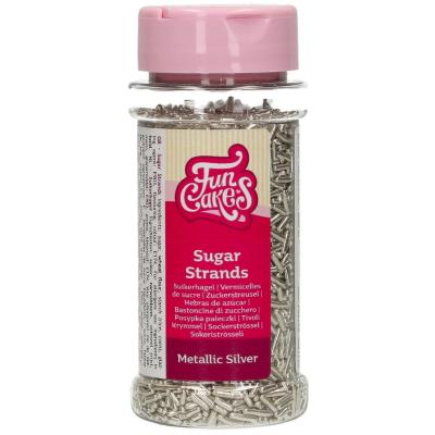 Sprinkles Mini Fideos az�car Plata metalizado