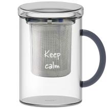 Taza tetera con filtro 420 ml Keep Calm
