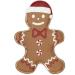 Plato presentacin Navidad Ginger 17x25 cm