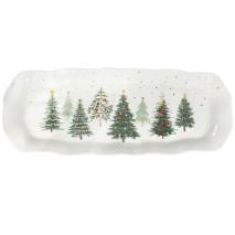 Bandeja presentaci�n Navidad Fest Trees 37x14 cm