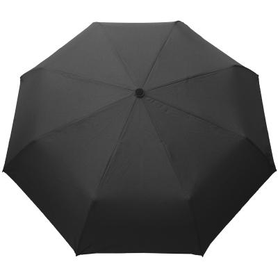 Paraguas plegable manual anti viento Black