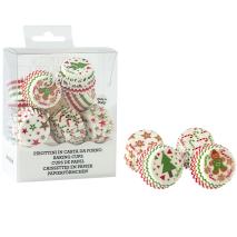 Paper mini cupcakes x200 Christmas
