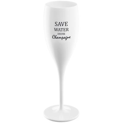 Copa champagne Save Water Drink Champagne