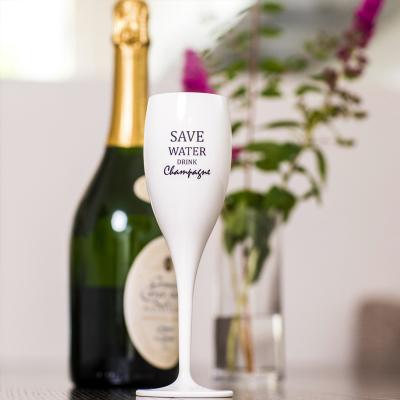 Copa champagne Save Water Drink Champagne