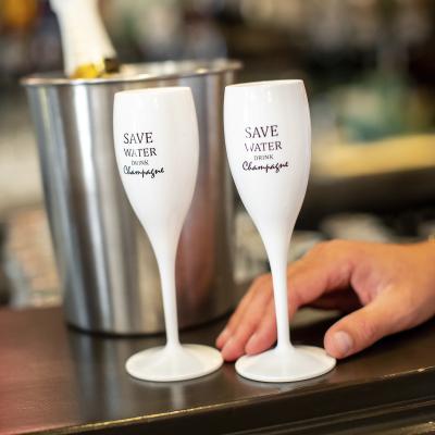 Copa champagne Save Water Drink Champagne
