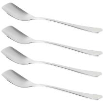 4x Cucharita helado acero inox