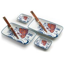 Set sushi japons Pez 6 piezas