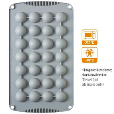 Molde semiesfera 28 cavidades x 3 cm