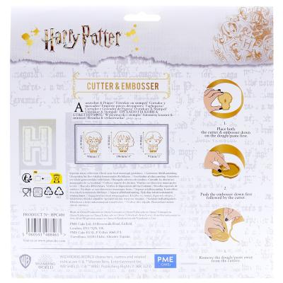 Set 3 cortadores y marcadores galletas HP Harry RH