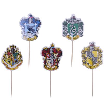 Toppers x6 Escudos HP Harry Potter Toppers x6 Escudos HP Harry Potter