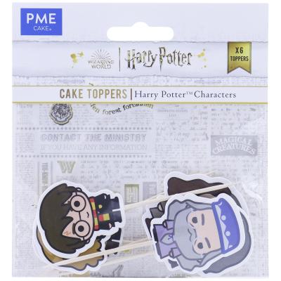 Toppers x6 Caracteres HP Harry Potter