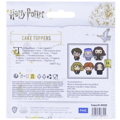 Toppers x6 Caracteres HP Harry Potter